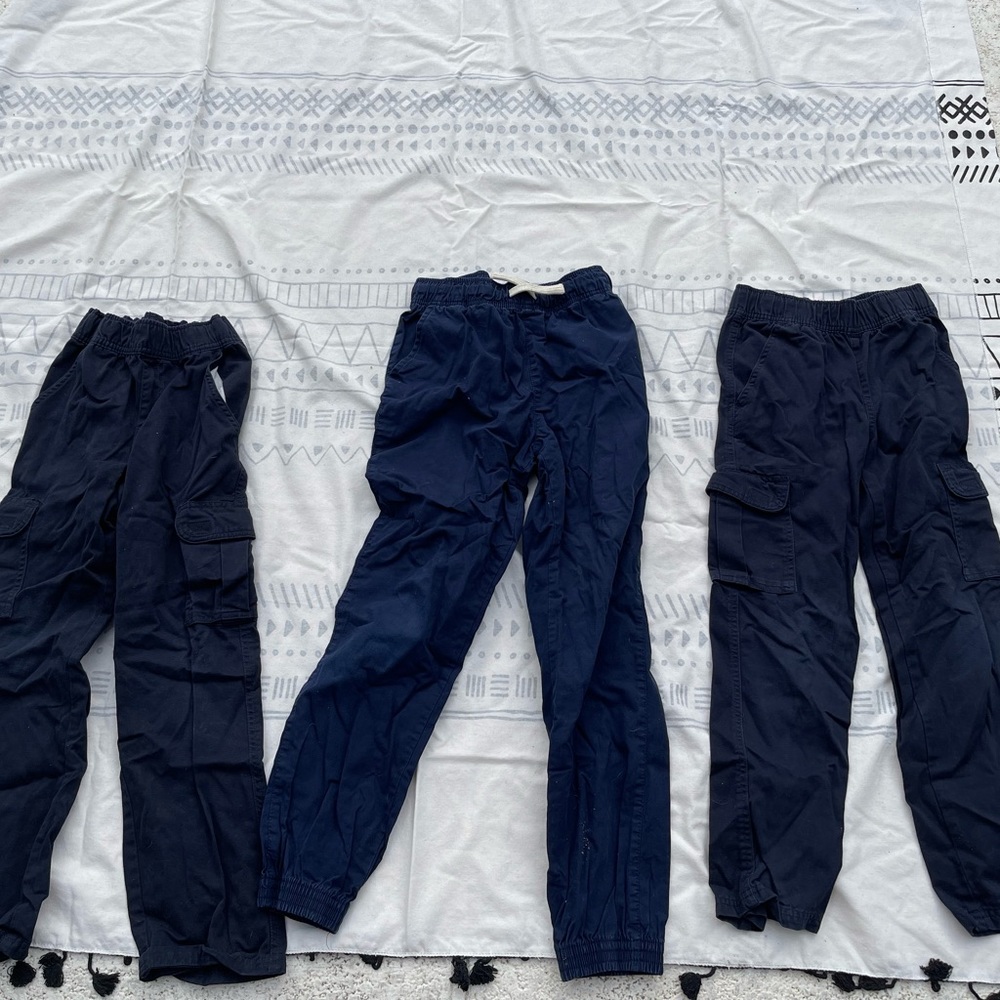 Boys Navy Uniform Joggers